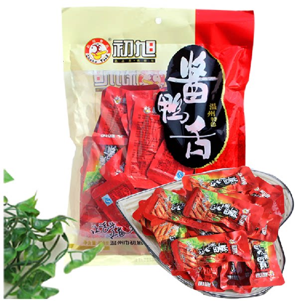 浙江温州特产酱鸭舌头温州鸭舌 初旭牌初旭鸭舌480g原味 全国包邮