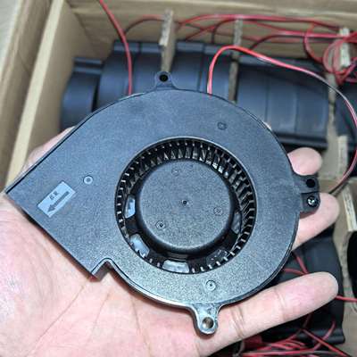 江哥10cm10025涡轮风扇带轴承 12V0.38A