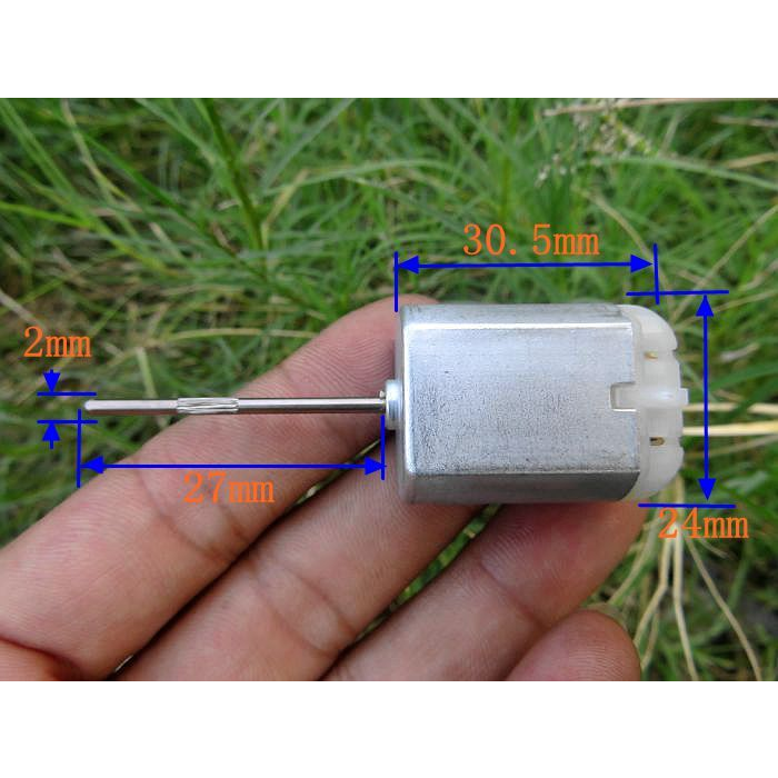 江哥FT280PAVT-19150直流电机 强磁碳刷 长轴汽车马达配件 12V11