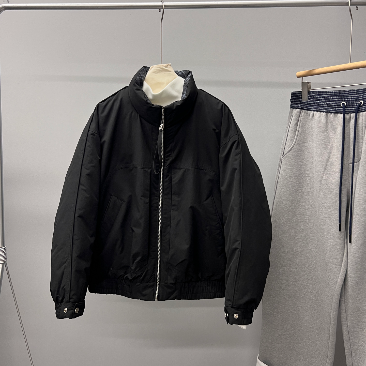 2025ONE77冬季90白鸭绒羽绒服