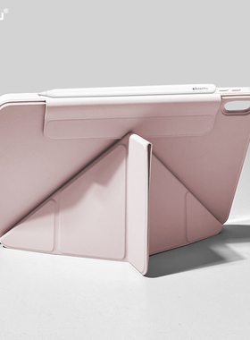 适用ipad保护壳3+y折air67保护套2025新款ipadpro11平板mini7横竖旋转air45支撑ipad9透明防弯摔10/78磁吸6