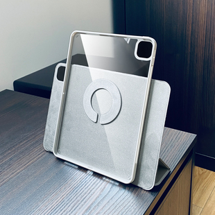iPadair6保护壳mini7磁吸pro204拆分iPad9保护套air5 4旋转苹果air13英寸平板防弯iPad10摔mini6不带笔槽12.9