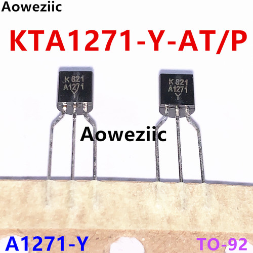 10个 KTA1271-Y-AT/P KEC A1271-Y TO-92 30V 800mA 三极管(BJT)