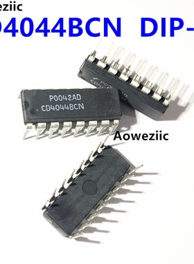 CD4044BCN DIP-16 直插 CD4044 四三态RS锁存触发器逻辑芯片 进口