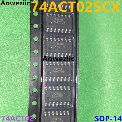 74ACT02SCX 贴片 SOP-14 四路2输入或非门 集成电路芯片 进口原装
