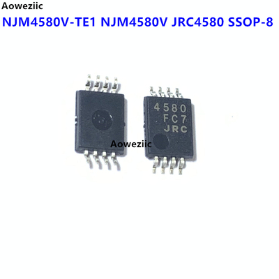 10个 NJM4580V-TE1 NJM4580V JRC4580 SSOP-8贴片 双路运算放大器
