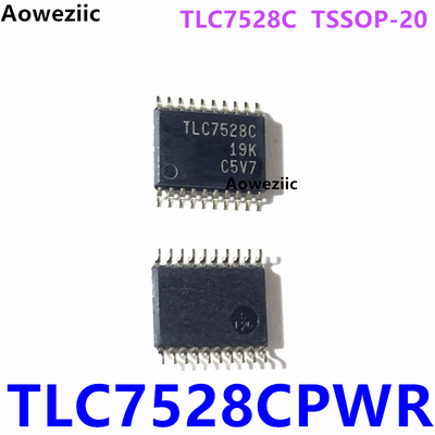 1个 TLC7528CPWR TSSOP-20 TLC7528C 乘法数模转换芯片DAC 原装IC