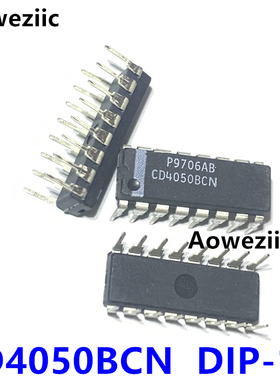 CD4050BCN DIP-16 直插 CD4050 逻辑电路HEX缓冲器 CMOS 全新原装