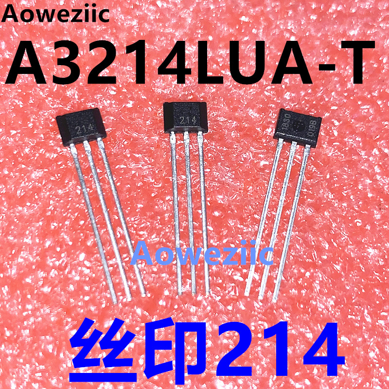 A3214LUA-T 丝印 打字 214 SIP-3超灵敏霍尔效应开关霍尔传感器IC