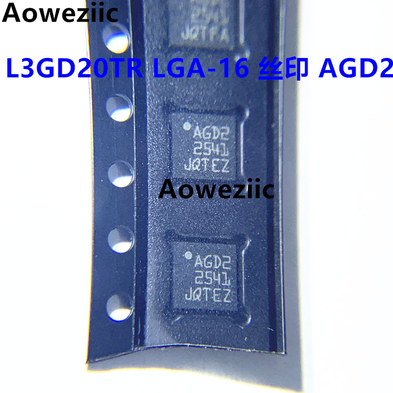 1个 L3GD20TR LGA-16 丝印 AGD2 运动传感器 三轴数字输出陀螺仪