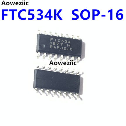 FTC534K SOP-16 FTC534 电容式触摸芯片 触摸IC 全新原装
