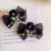 AB面刘海夹发夹高级感公主头发夹半扎发高级感头饰气质秋冬新款