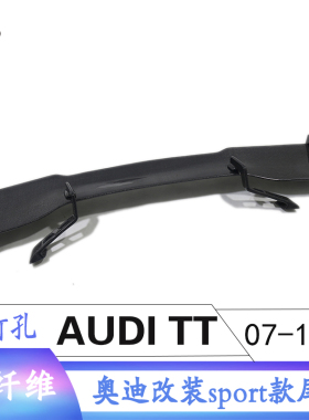适用于奥迪TT S3 S4 S5 改装Audi sport款碳纤维尾翼定风翼扰流板