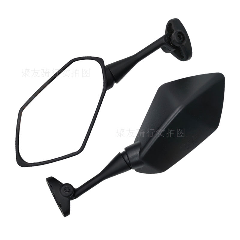 地平线趴赛永源战隼川崎小忍者北极光宝雕公路赛摩托车后视镜改装