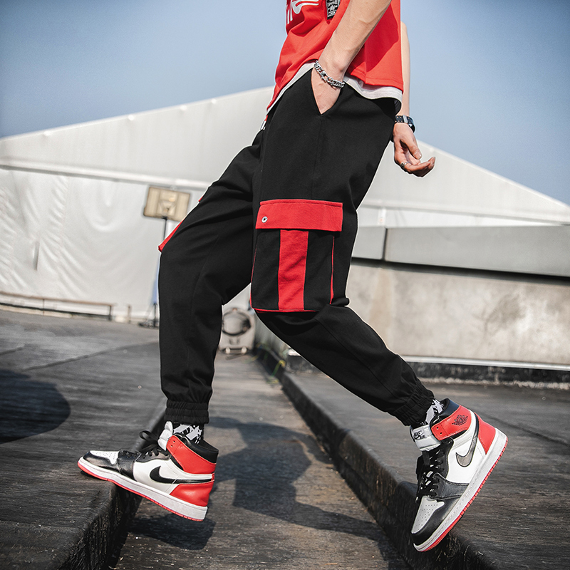 Spring and Summer 2019 Men's Fashion Trend Loose Tie and Feet Harlem Pants Outlook