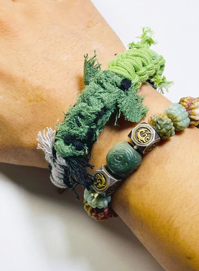 纯手工编织绳藏式手链绳