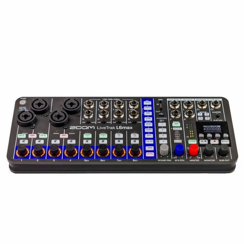 ZOOM LIVETRAK L6max 便携式多轨录音数字调音台