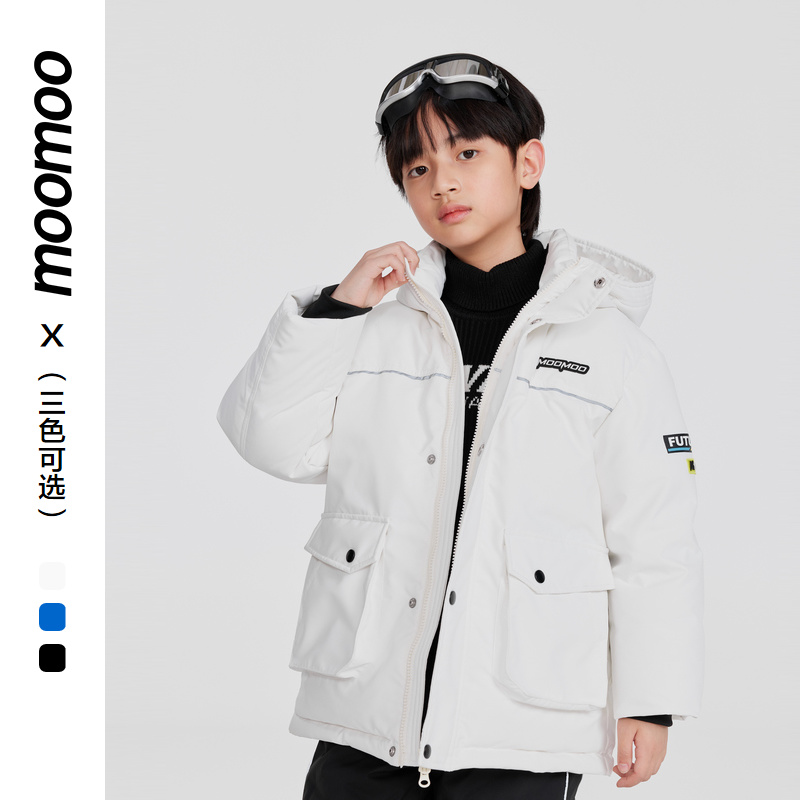 moomoo童装羽绒服抗寒保暖