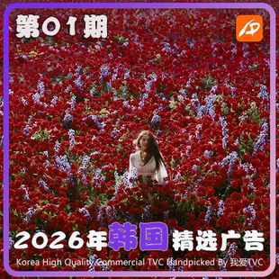 2026年韩国高清CF电视广告第01期参考案例样片视频素材 我爱TVC