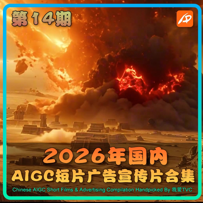 2026国内AIGC创意短片广告宣传片高清视频合集第14期学习参考素材