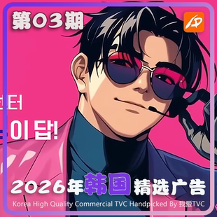 2026年韩国高清CF电视广告第03期参考案例样片视频素材 我爱TVC