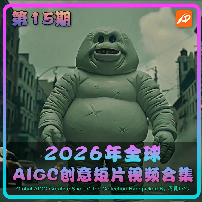 2026年全球AIGC创意艺术短片高清视频素材合集第15期案例样片参考