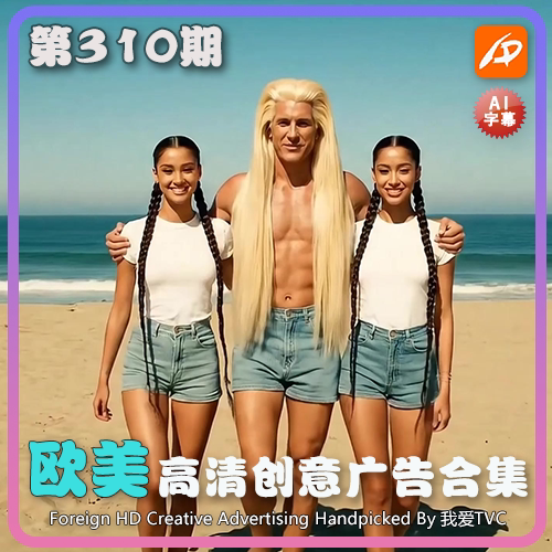 欧美高清酷炫创意广告第310期升级版脑洞视频素材 AI中文字幕