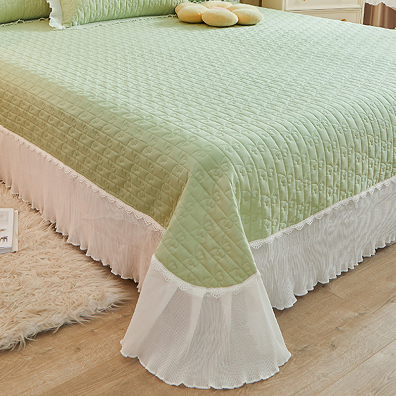 纯棉床盖三件套100新款