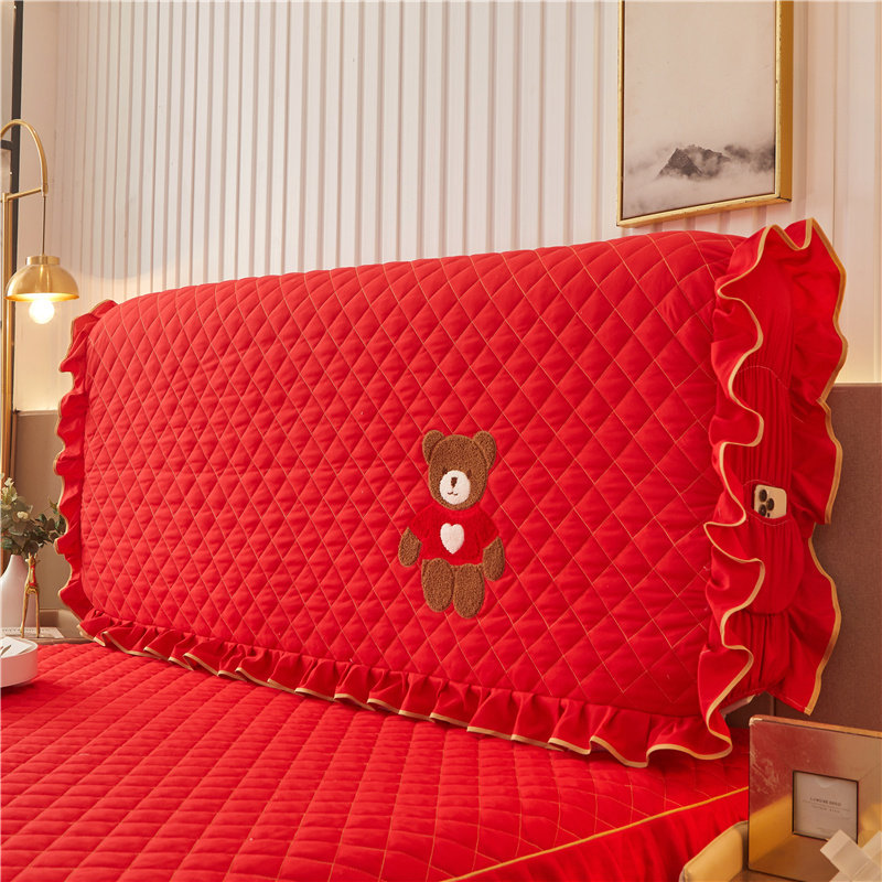 水洗棉床头罩软包床头套罩夹棉靠背套罩万能通用简约防尘保护罩子,居家布艺,床头罩,淘宝优惠券,粉丝福利购,淘宝优惠卷