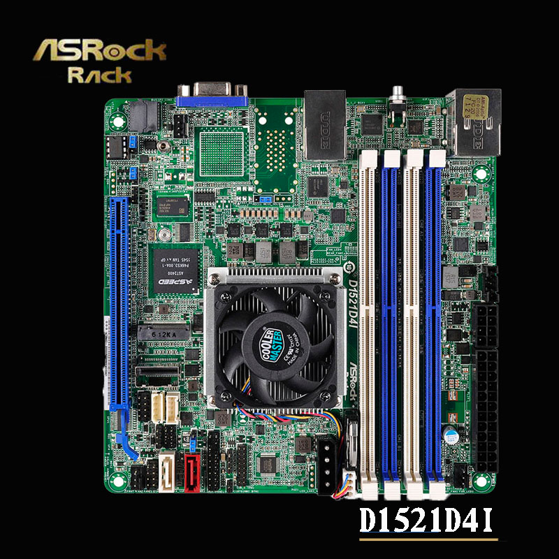 ASROCK/华擎科技 D1521D4I集成CPU服务器主板Intel Xeon D1521