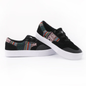 几朱可001B爆米花减震翻毛皮耐磨夏款 透气红花白底初学专业滑板鞋