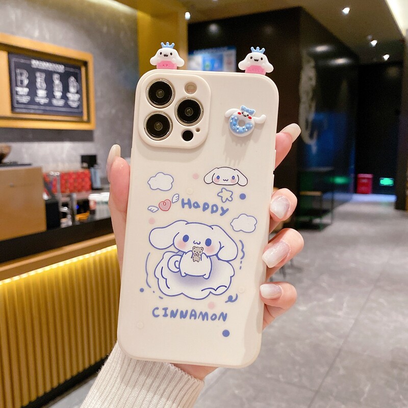 适用OPPO Findx7/6pro手机壳可爱草莓熊Reno6/7/8/9/10/11卡通玉桂狗A97 A93S A1立