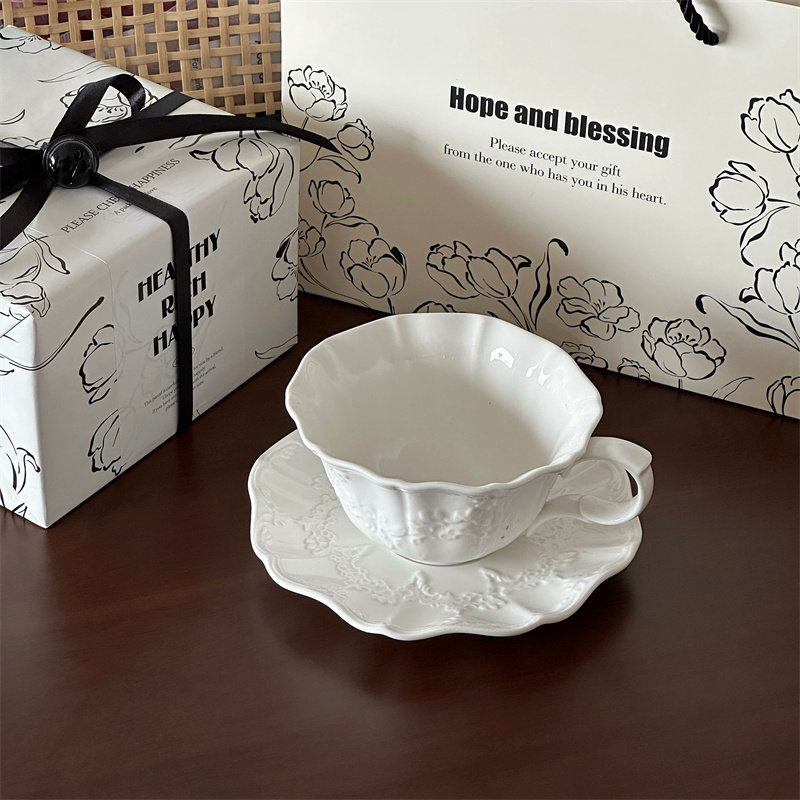 浪漫法式陶瓷咖啡杯碟套装法式复古精致家用下午茶套组伴手礼物,餐饮具,马克杯,淘宝优惠券,粉丝福利购,淘宝优惠卷