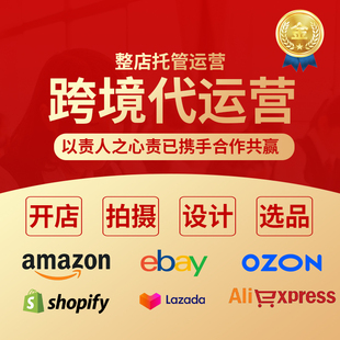 跨境代运营国际站网店托管虾皮TK中国制造店铺环球电商推广速卖通