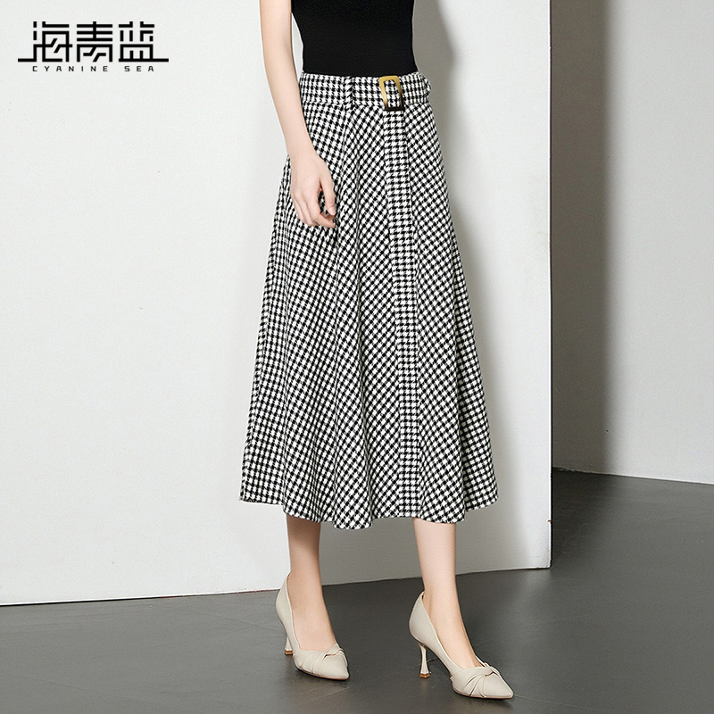 海青蓝女装半身裙秋冬