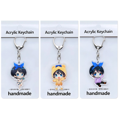 买2送1，租借女友亚克力挂件水原千鹤 一之濑千鹤更科瑠夏钥匙扣