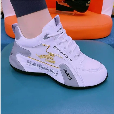 香港品牌九代铂金版时尚百搭情侣运动鞋休闲老爹鞋皮面秋冬休闲鞋