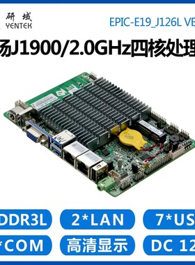 研域工控E19工控主板J1900一体机