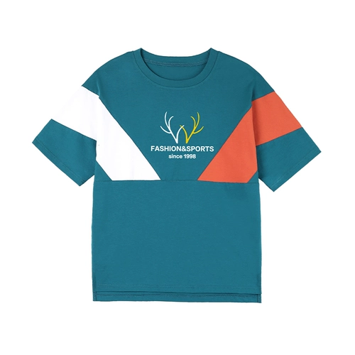 Хлопковая футболка с коротким рукавом, летняя небольшая летняя одежда, коллекция 2023, подходит для подростков, свободный крой, в западном стиле