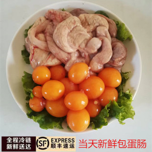 新鲜鸡杂 生蛋黄 蛋包肠 鸡肠子鸡嗉皮 鸡盹 炒卤炖商用