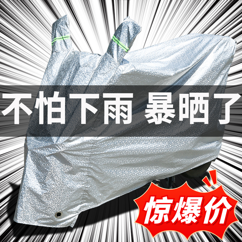 【加大】电动车防雨罩雨伞车罩