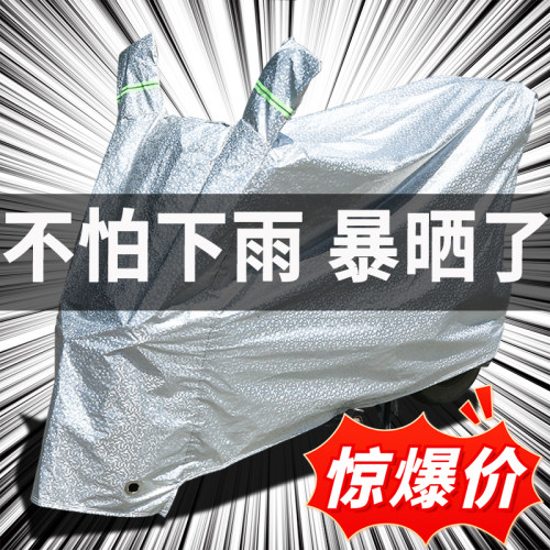 【加大】电动车防雨罩雨伞车罩
