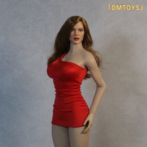 现货DMTOYS 1/6女兵人衣服单肩收腰包臀裙 潮流可动人偶服装配件