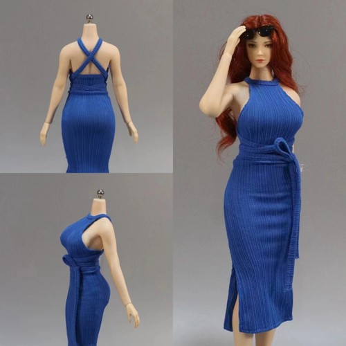 DMTOYS 1/6女兵人衣服 长款包臀连衣裙晚礼服 PH12寸女素体娃衣