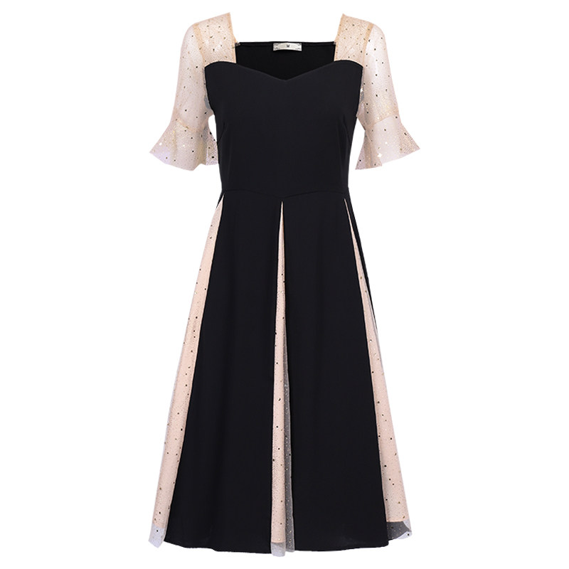 伊自尚大码女装夏装2020年新款宽松雪纺遮肚显瘦连衣裙胖mm仙女裙