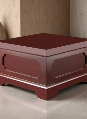 供奉神像供座神底座佛像加高底座摆件托架台观音小神台木雕供桌