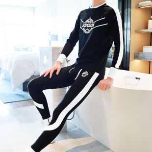线衣线裤 保暖内衣套装 男打底棉毛衫 加绒加厚青年秋衣秋裤 潮 男冬季