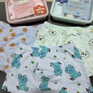 四季款7A抗菌儿童95棉5氨纶男童女童内裤宝宝身高体重加10拍