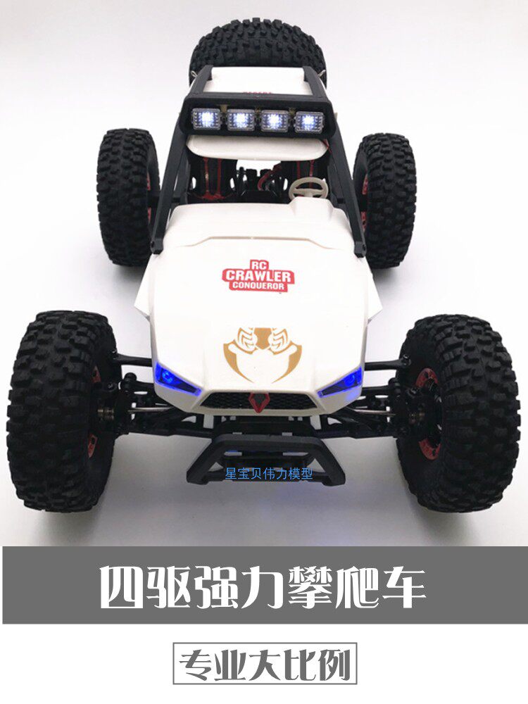 WEILI 12429 고속 원격 제어 오프로드 차량 성인 RC 전문 등산 자동차 장난감 경쟁 4 륜 구동 큰 발 자동차