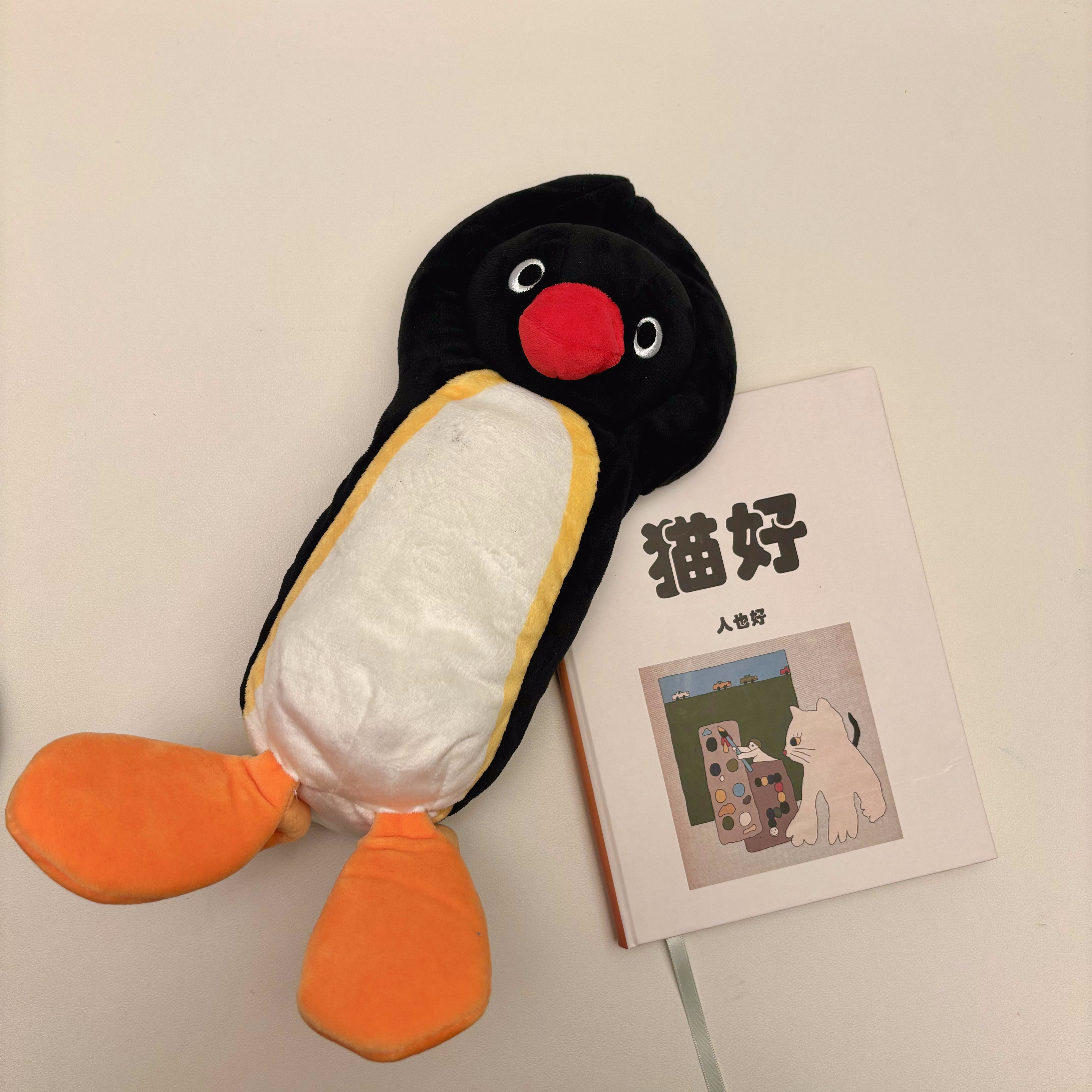 公仔玩具企鹅创意大容量笔袋毛绒